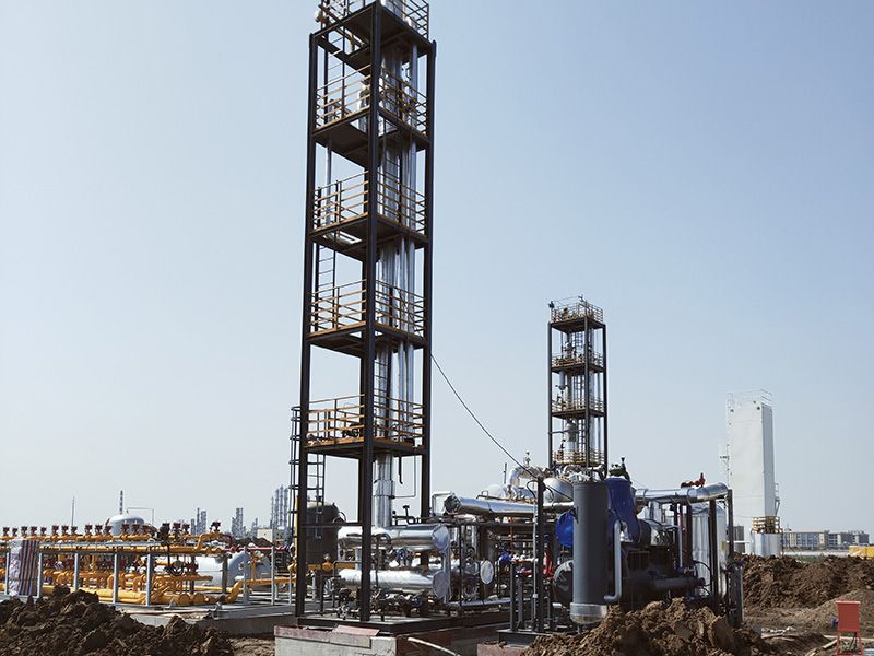 Natural Gas Dehydration Skid-Mounted Equipment