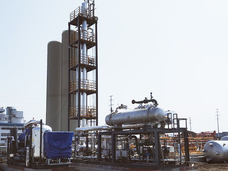 Natural Gas Decarbonization Skid-Mounted Equipment